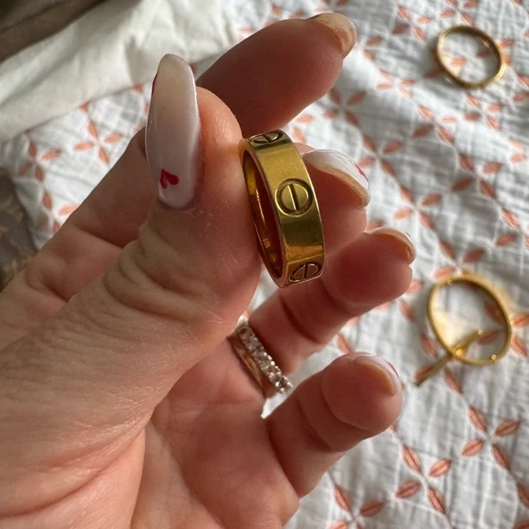 Gold Bangle Set - Picture 4 of 9